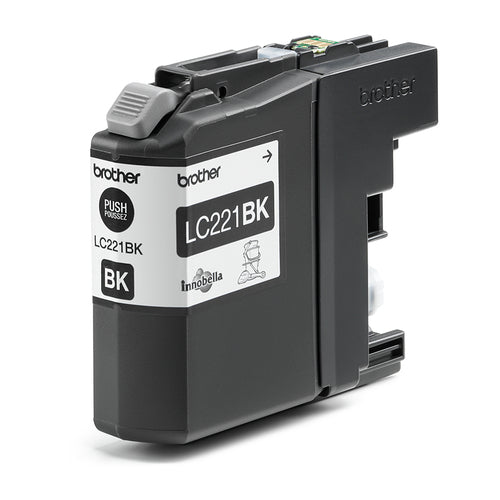 Brother LC221BK ink cartridge 1 pc(s) Original Black Brother LC221BK ink cartridge 1 pc(s) Original Black